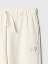 GAP Detské tepláky fleece logo army GAP