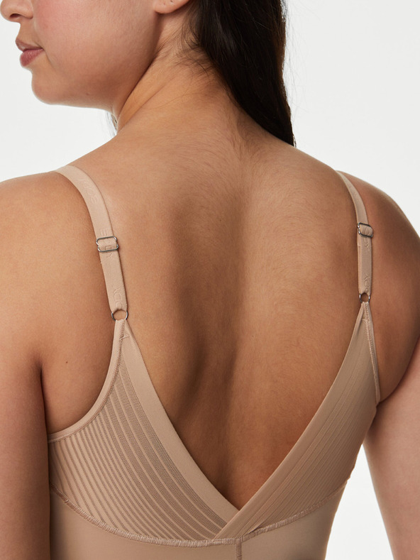 Marks & Spencer Béžová dámska košeľa na spevnenie a tvarovanie postavy Marks & Spencer