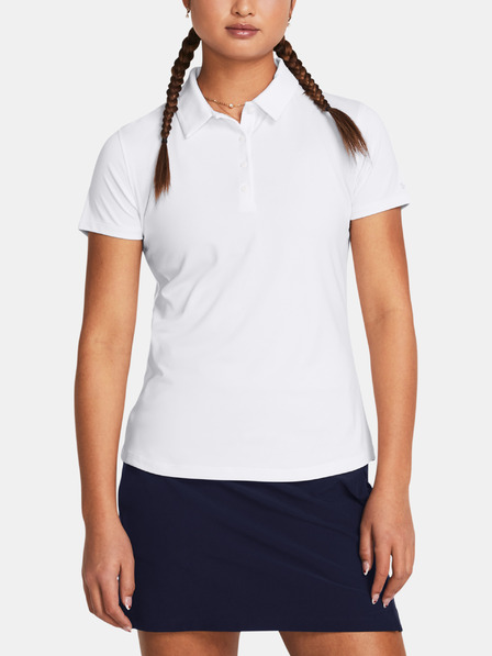 Under Armour Dámske tričko Under Armour UA Playoff SS Polo-WHT