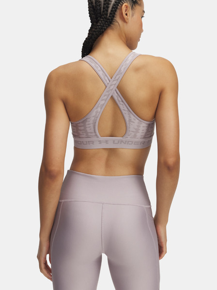 Under Armour Dámska podprsenka Under Armour Crossback Mid Print