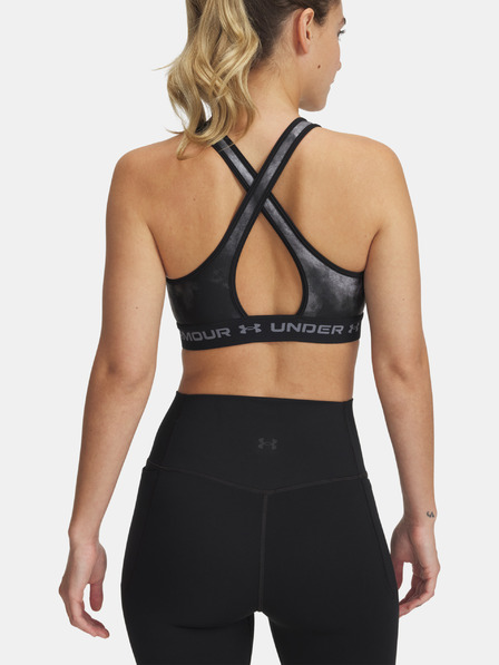 Under Armour Dámska podprsenka Under Armour Crossback Mid Print
