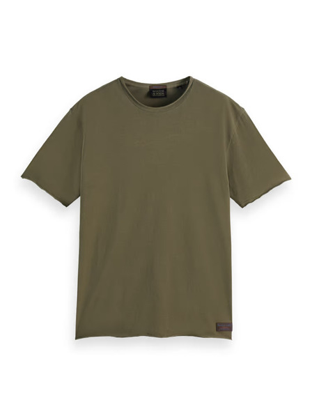Scotch & Soda Khaki pánske tričko Scotch & Soda