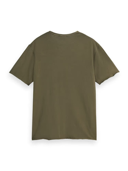 Scotch & Soda Khaki pánske tričko Scotch & Soda