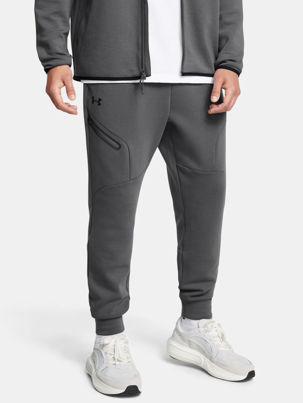 Under Armour Pánske tepláky Under Armour UA Unstoppable Flc Jgr EU-GRY