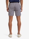 Scotch & Soda Modré a béžové pánske vzorované plavky Scotch & Soda
