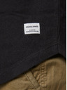Jack & Jones Čierne pánske základné tričko Jack & Jones