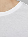 Jack & Jones Biele pánske základné tričko Jack & Jones