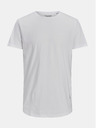 Jack & Jones Biele pánske základné tričko Jack & Jones