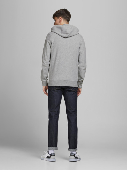 Jack & Jones Svetlošedá základná mikina Jack & Jones
