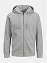Jack & Jones Svetlošedá základná mikina Jack & Jones