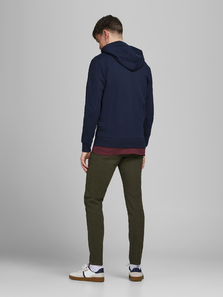 Jack & Jones Tmavomodrá základná mikina Jack & Jones