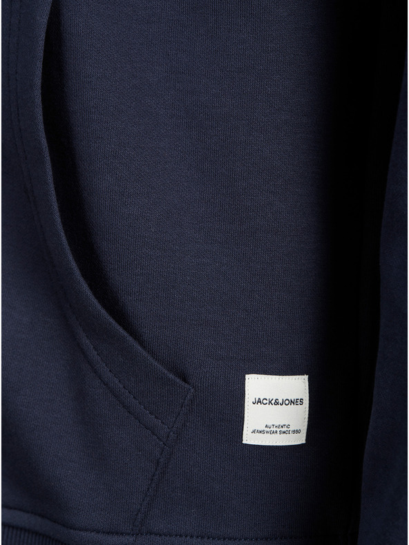 Jack & Jones Tmavomodrá základná mikina Jack & Jones
