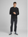 Jack & Jones Čierna základná mikina Jack & Jones
