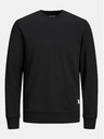Jack & Jones Čierna základná mikina Jack & Jones
