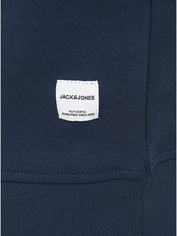 Jack & Jones Tmavomodrá základná mikina Jack & Jones
