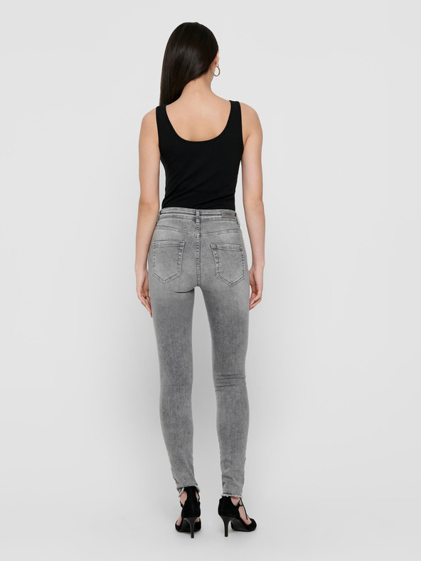 ONLY Čierne dámske základné tielko ONLY Live Love