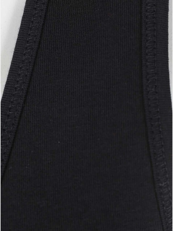 ONLY Čierne dámske základné tielko ONLY Live Love