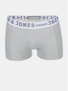 Jack & Jones Súprava troch pánskych boxeriek Jack & Jones Sense v bielej, čiernej a sivej farbe