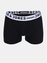 Jack & Jones Súprava troch pánskych boxeriek Jack & Jones Sense v bielej, čiernej a sivej farbe