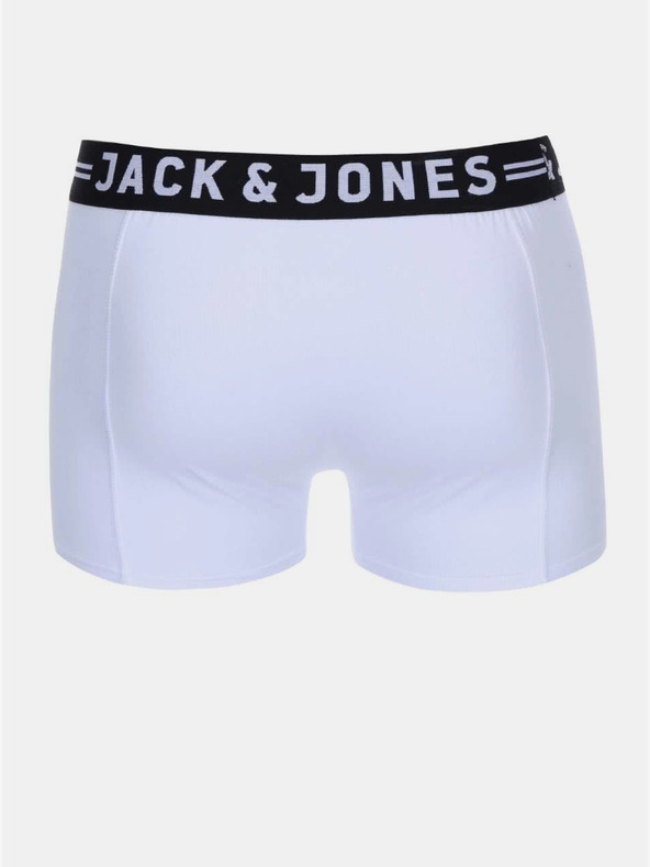 Jack & Jones Súprava troch pánskych boxeriek Jack & Jones Sense v bielej, čiernej a sivej farbe
