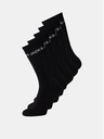 Jack & Jones Sada piatich párov čiernych ponožiek Jack & Jones
