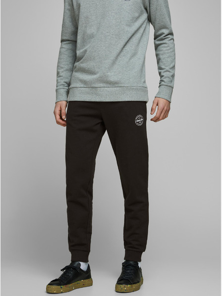 Jack & Jones Čierne tepláky Jack & Jones Gordon