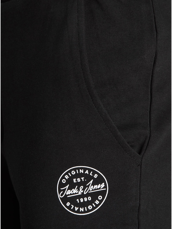 Jack & Jones Čierne tepláky Jack & Jones Gordon