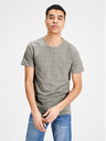 Jack & Jones Šedé pruhované základné tričko Jack & Jones Basic