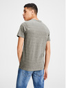 Jack & Jones Šedé pruhované základné tričko Jack & Jones Basic
