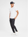 Jack & Jones Biele pánske tričko s krátkym rukávom Jack & Jones Basic