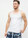 Jack & Jones Biele pánske základné tielko Jack & Jones