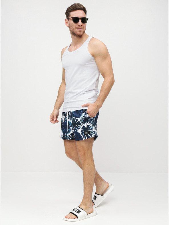 Jack & Jones Biele pánske základné tielko Jack & Jones