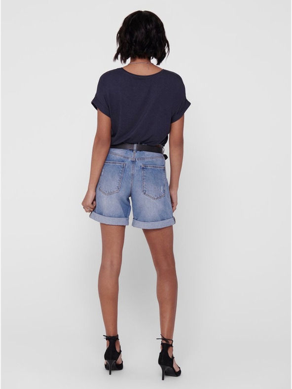 ONLY Modré voľné tričko ONLY Moster