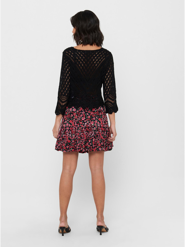 Jacqueline de Yong Čierny krátky sveter JDY-New Sun