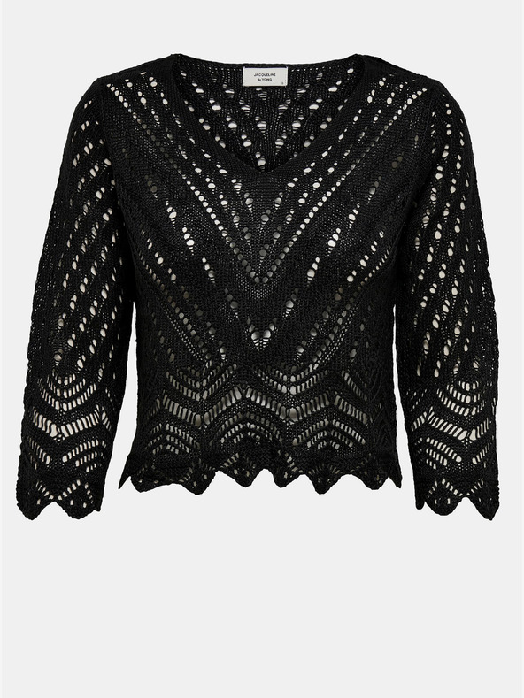 Jacqueline de Yong Čierny krátky sveter JDY-New Sun