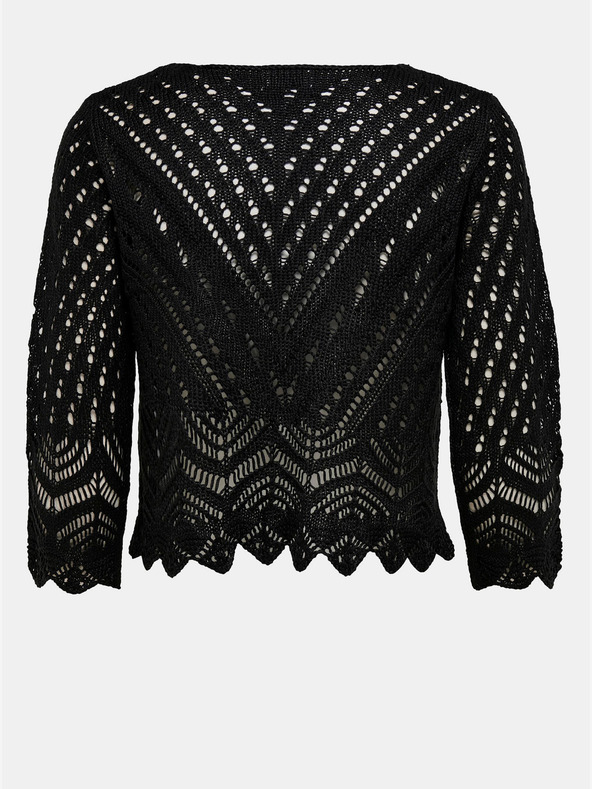 Jacqueline de Yong Čierny krátky sveter JDY-New Sun