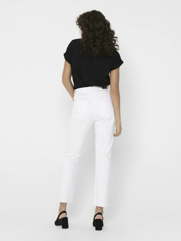 ONLY Čierne voľné základné tričko ONLY Moster