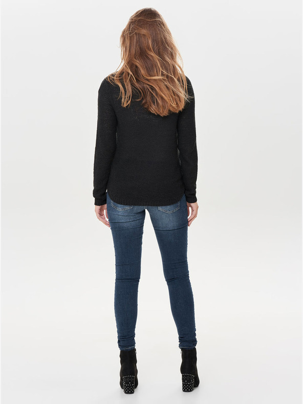 ONLY Čierny sveter ONLY Geena