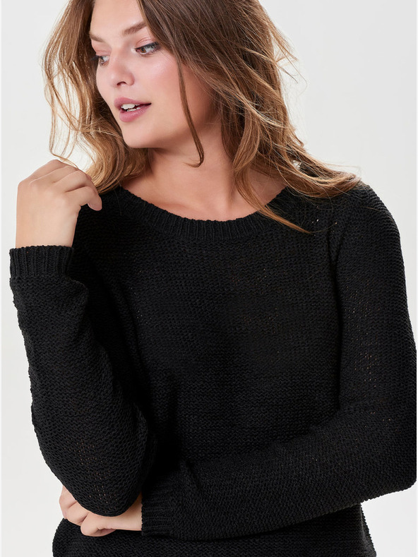 ONLY Čierny sveter ONLY Geena