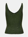 Jacqueline de Yong Tmavozelené rebrované tielko JDY Nanna