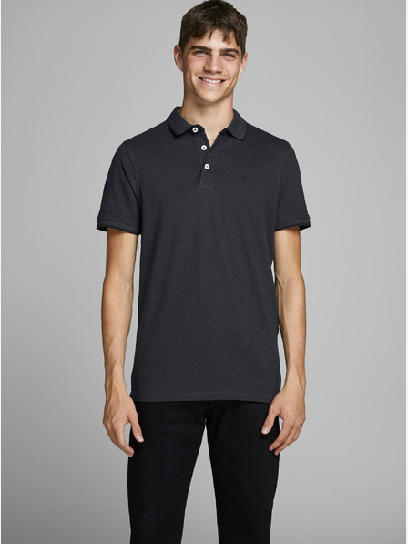 Jack & Jones Tmavosivá polokošeľa Jack & Jones Paulos
