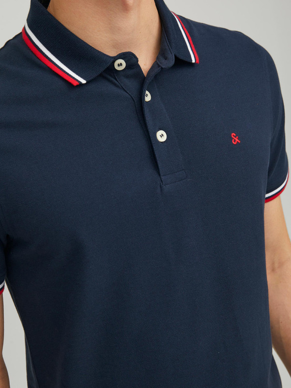 Jack & Jones Tmavomodrá polokošeľa Jack & Jones Paulos