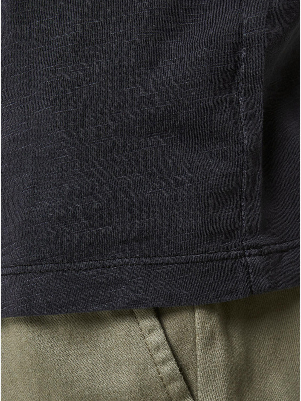 Jack & Jones Čierna košeľa Jack & Jones Esplit s gombíkmi