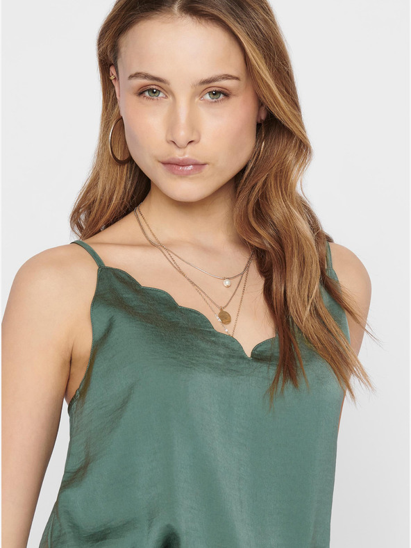 ONLY Zelené tielko ONLY Debbie