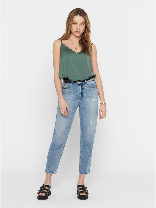 ONLY Zelené tielko ONLY Debbie