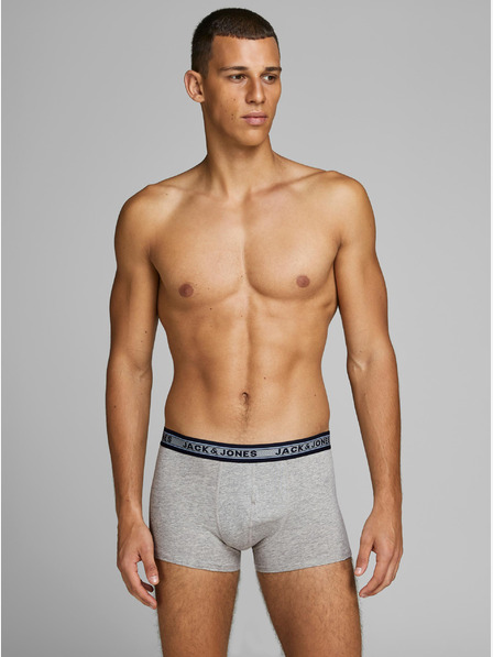 Jack & Jones Súprava piatich boxeriek v zelenej a sivej farbe Jack & Jones Oliver