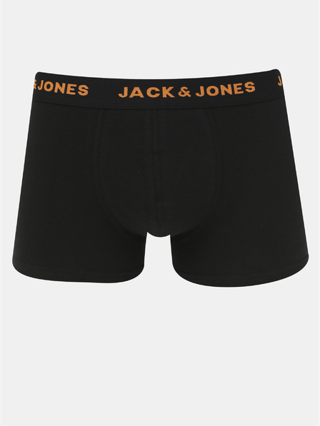 Jack & Jones Súprava siedmich čiernych boxeriek Jack & Jones Basic