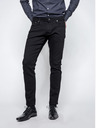 Jack & Jones Čierne pánske džínsy Jack & Jones Glenn
