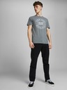 Jack & Jones Čierne rovné džínsy Jack & Jones Chris