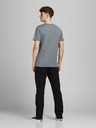 Jack & Jones Čierne rovné džínsy Jack & Jones Chris